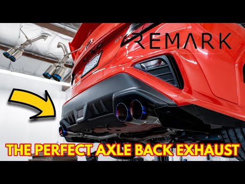 How to install Axle Back Exhaust | 2022 Subaru WRX | REMARK USA