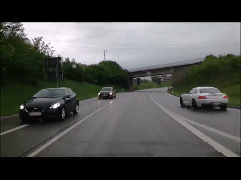 Autofahrt B31 Schwarzwald Löffingen Titisee-Neustadt Höllental Freiburg