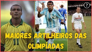 Os 10 MAIORES ARTILHEIROS das OLIMPADAS futebol!