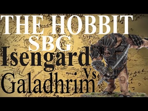 The Hobbit: Strategy Battle Game BATTLE REPORT Isengard V Galadhrim