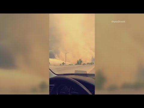 Massive dust devil in Glendale