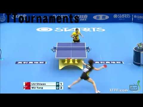 Liu Shiwen Vs. Wu Yang: Womens World Cup Final 2013