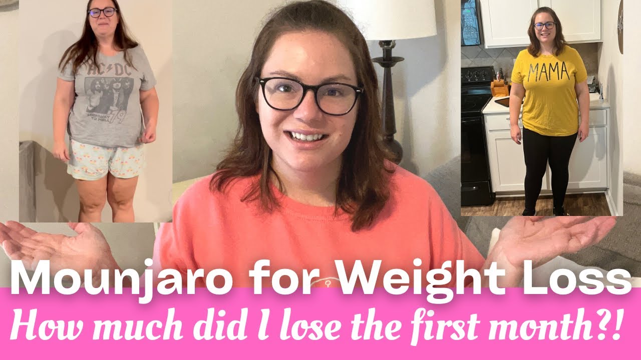 MOUNJARO FOR WEIGHT LOSS | How much did I lose the first month?! | On to 5mg!!