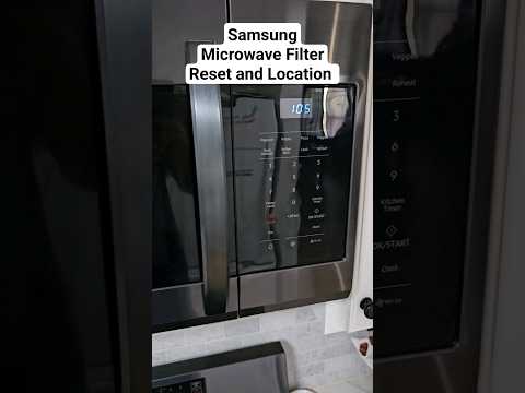 How to reset your Samsung Microwave Filter and where it's located #samsungmicrowave #microwavefilter