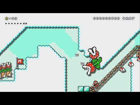 Butt Slide Bonanza! by Pinkston - Super Mario Maker 2 - No Commentary 1bu