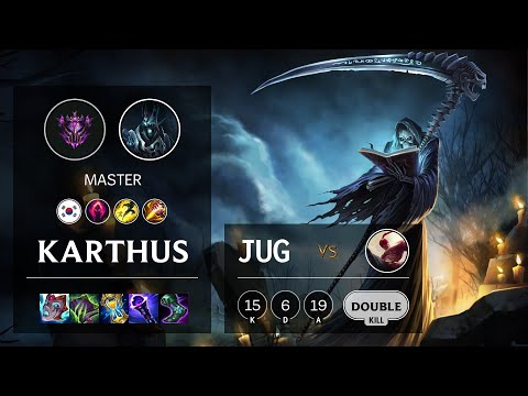 Karthus Jungle vs Lee Sin - KR Master Patch 11.11