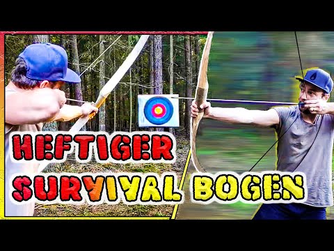 SICK SURVIVAL BOW 🏹 - WARNING: NOT A TOY 🔞 - Build your own bow! DIY