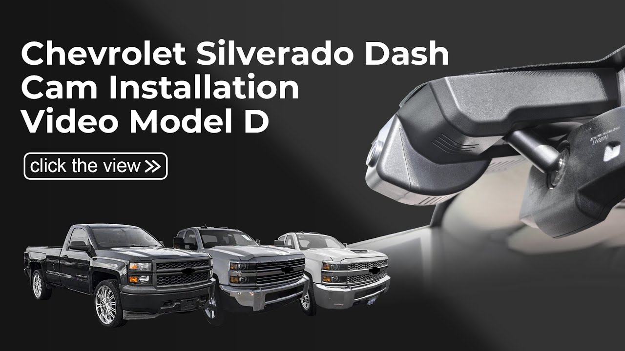  Dash Cam 018J(Model D) 4 Chevrolet Silverado Select 3th Gen 1500 2014-2018,2500 HD/3500 HD 2015-2019