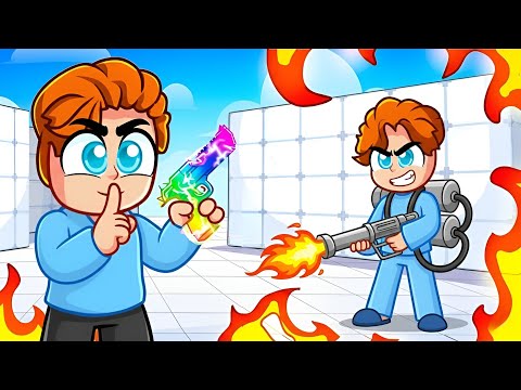 Jag Låtsades Vara En Noob, Och Använde Sedan 100,000kr Vapen I Roblox Rivals!