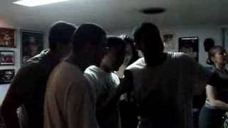 Chino, Arthur, Steven, and me singing