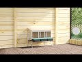 Nido per Galline a 3 Scomparti con Gambe in Acciaio Zincato - Foto miniatura 10