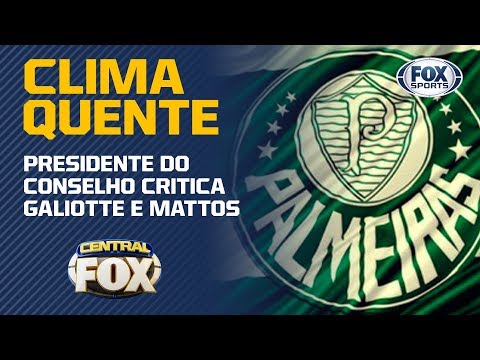 CLIMA QUENTE NO PALMEIRAS! Em áudio vazado, presidente do Conselho critica Galiotte e Mattos