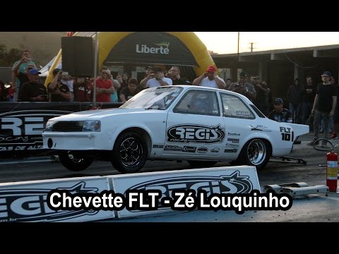 Chevette Ap20V turbo Zé Louquinho - Vitória na FLT na 4ª etapa Catarinense de Arrancada 2015