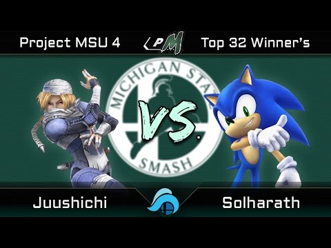 Project MSU 4 Top 32 - Juushichi (Sheik) vs. Solharath (Sonic)