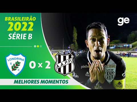 Gols e lances de Londrina x Ponte Preta