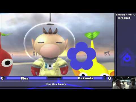 King Con - Bakuuda (Olimar) vs. Flea (Toon Link)
