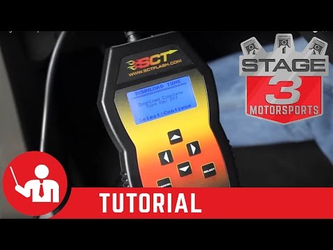 How to load a Stage 3 Motorsports custom tune on SCT 3000 or SCT 3015
