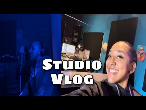 STUDIO SESSION VLOG #1| Watch Me Record a Song