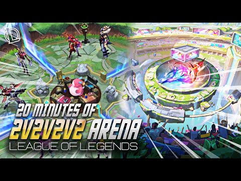 20 MINUTES OF 2V2V2V2 ARENA - COMBOS, PLAYS, FUNNY, FAIL | Ez LoL Plays [60 FPS]