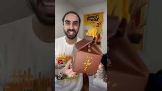 Travis Scott’s McDonald’s Happy Meal Box Smile Clutch!!! 😵