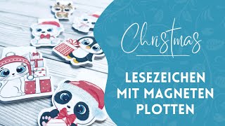Weihnachtsgeschenkidee 16: Buchzeichen mit Magneten selber basteln