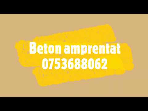 Beton amprentat Constanta Brașov Sibiu Afla preț și matrițe  pentru o pavare durabila. 07543688062
