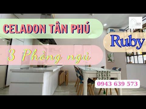 Celadon Tân Phú | Ruby | 3 Phòng ngủ - 2 WC | CozyHome