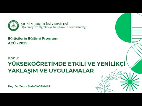 Oturum 1 video kaydı