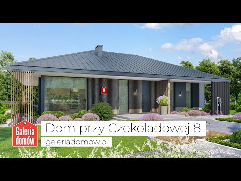 Projekt domu przy Czekoladowej 8 - GaleriaDomow.pl