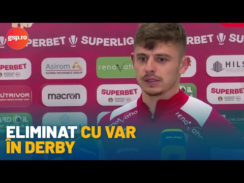 Cristian Costin, eliminat: „Nu știu ce a văzut arbitrul! Trebuia să mă aducă de la vestiare”