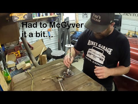 Installing an aftermarket fuel sender in an old fuel tank