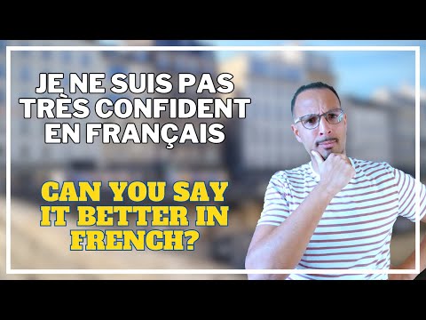 Can you say "confident" in French ? 🤔 Find out in this video !