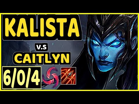 ZVEN (KALISTA) vs CAITLYN - 6/0/4 KDA BOTTOM ADC CHALLENGER GAMEPLAY - NA