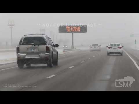 03-31-2022 Wichita, KS - Snow Causes Accident and Slide Off