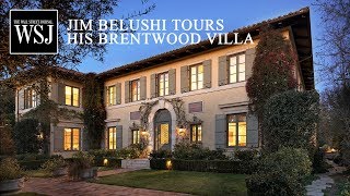 Jim Belushi Tours His Brentwood Villa for the Wall Street Journal