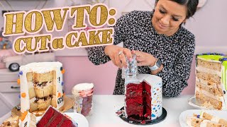 4 Easy Cake Cutting Methods | Tall vs. Standard Size