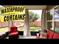 Love the privacy with these outdoor curtains (review)