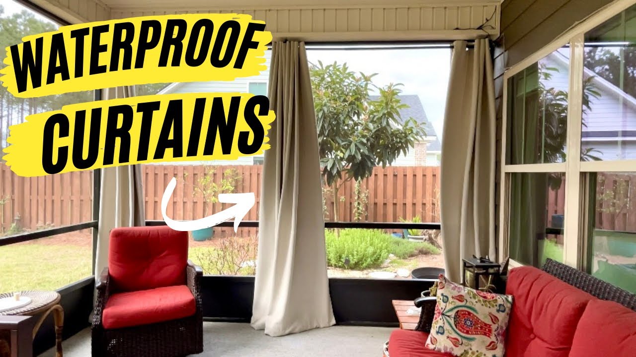 Outdoor Curtains for Patio (great for privacy and shade) - better than Ikea