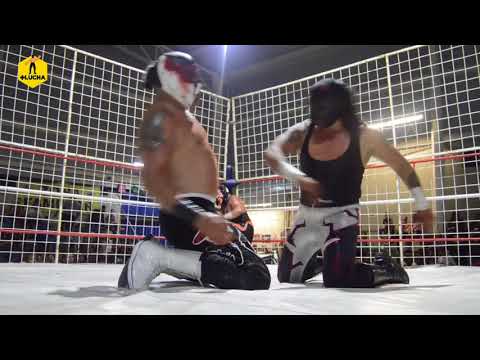Rayman vs Makabre vs Cien Caras Jr. vs El Gallo, Lucha en Jaula en la Arena Jalisco