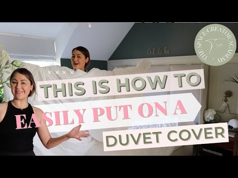 HOW TO PUT ON A DUVET COVER | The Easy Way!