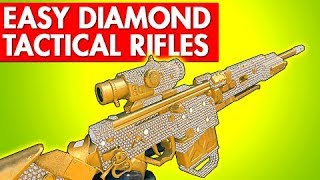 HOW TO GET EASY DIAMOND CAMO TACTICAL RIFLES in BLACK OPS 4