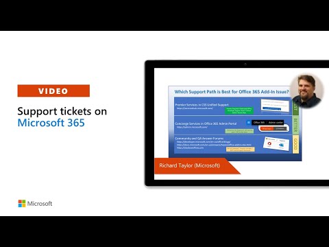 Opening support tickets on Microsoft 365 around Office Add in issues