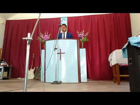 Barnaba L khawbung he preach at Army church ccpur Lamka Base on Luke.29:23-24