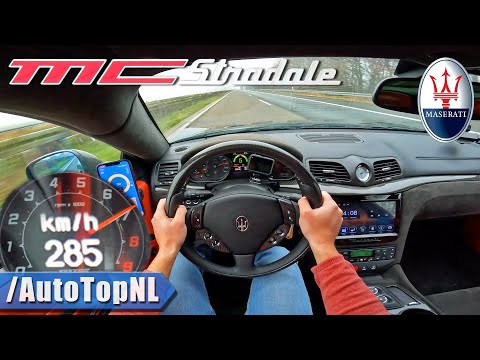 MASERATI GranTurismo MC Stradale on AUTOBAHN [NO SPEED LIMIT] by AutoTopNL
