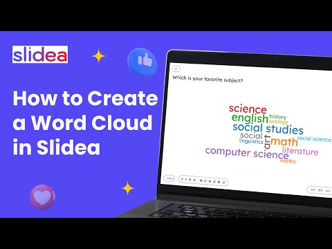 Word cloud video demo preview