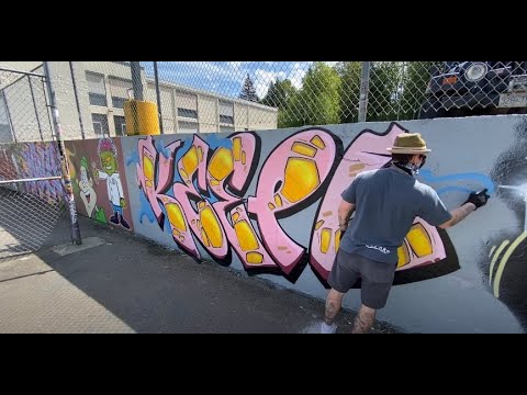 LIVE Graffiti Video with KEEP6 SDK - Instagram @Killakeep - Stompdown Killaz Canada