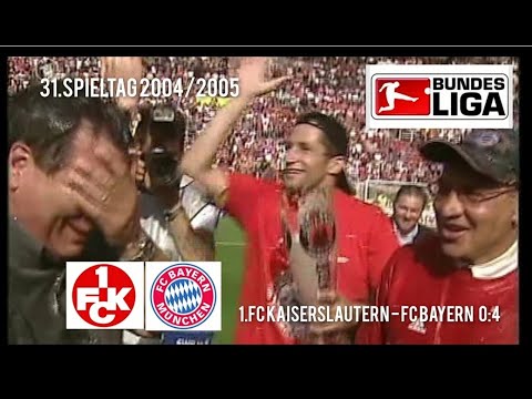 2005:  FCK - FC Bayern 0:4 // Meisterstück // 31. Spieltag