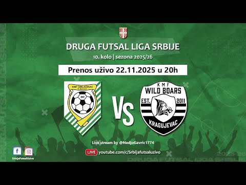 KMF Omladinac - KMF Wild Boars | Druga futsal liga Srbije