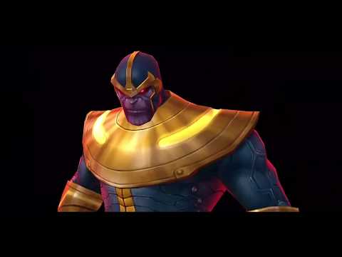 T1 Anti-man Vs Thanos Infinity [No Strikers] - Marvel Future Fight