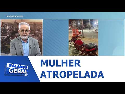 Mulher fica ferida após ser atropelada por motocicleta na Barra dos Coqueiros - BGT